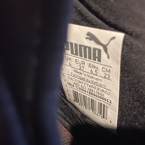 PUMA Fierce Core Triple Black Mid Top Athletic Cross Trainer - Picture 5 of 8